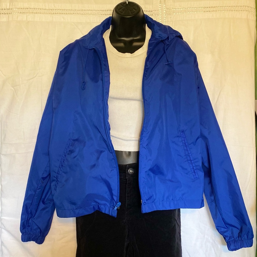 Blue Lightweight Windbreaker Jacket